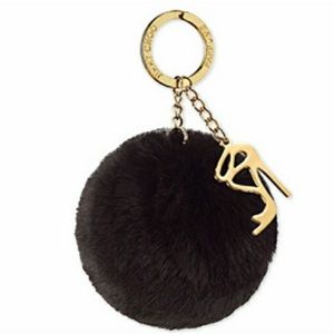COPY - JIMMY CHOO POMPOM KEY RING BAG CHARM